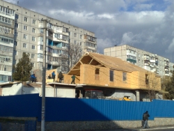 Реконструкция офисного здания, с применением сип панели г. Белая Церковь 350 м кв